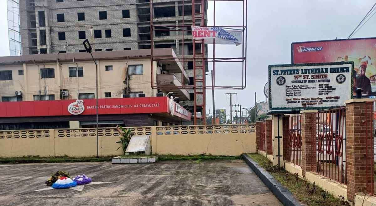 liberia church massacre grave