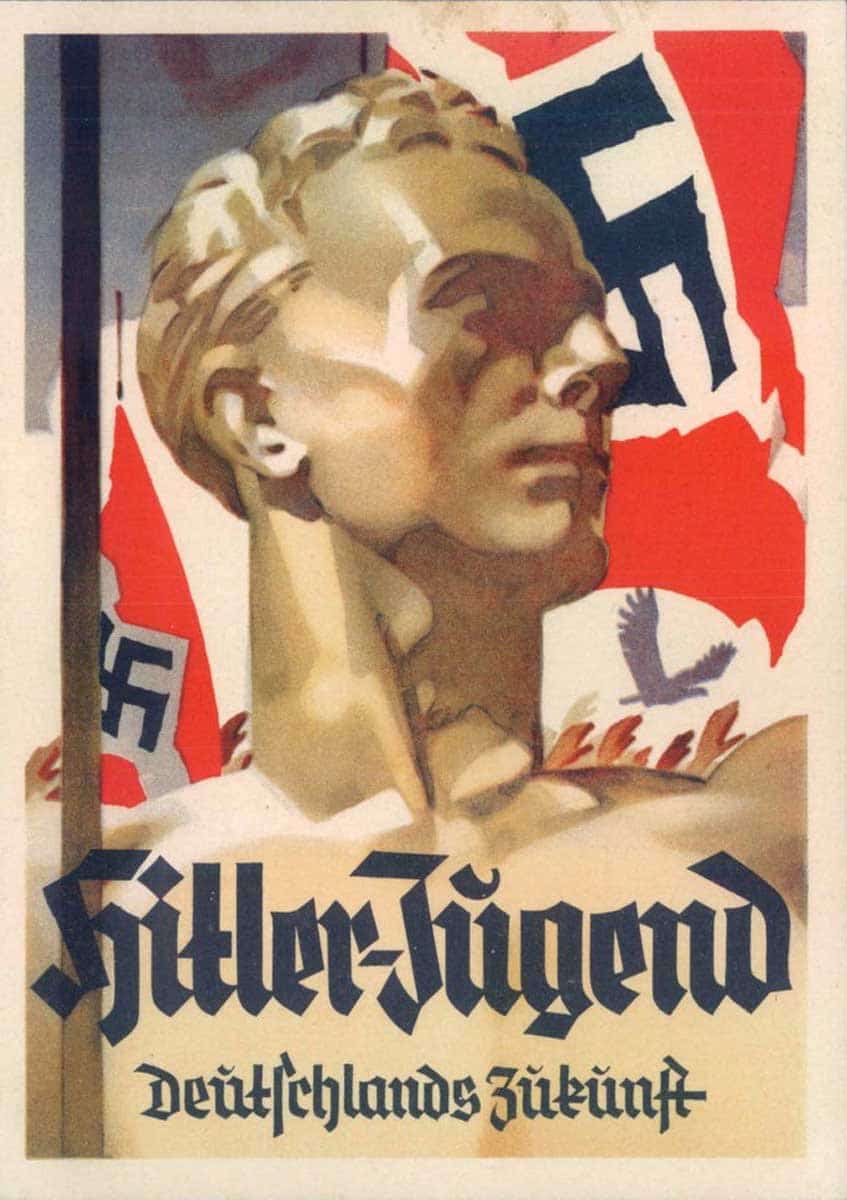 nazi propoganda poster hitler youth