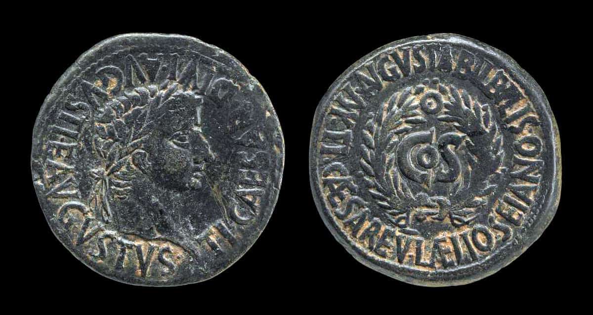 sejanus tiberius coin spain