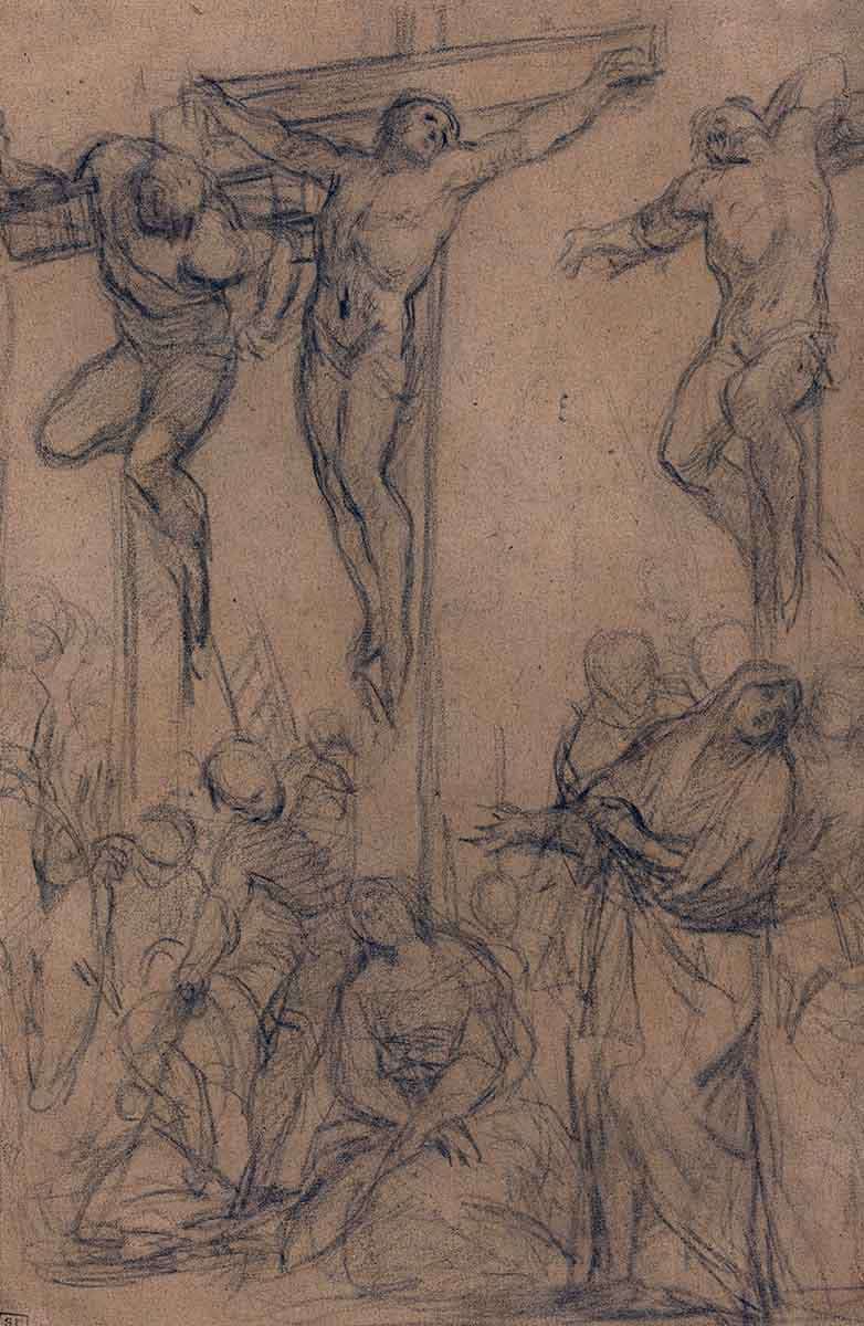 naldini the crucifixion sketch