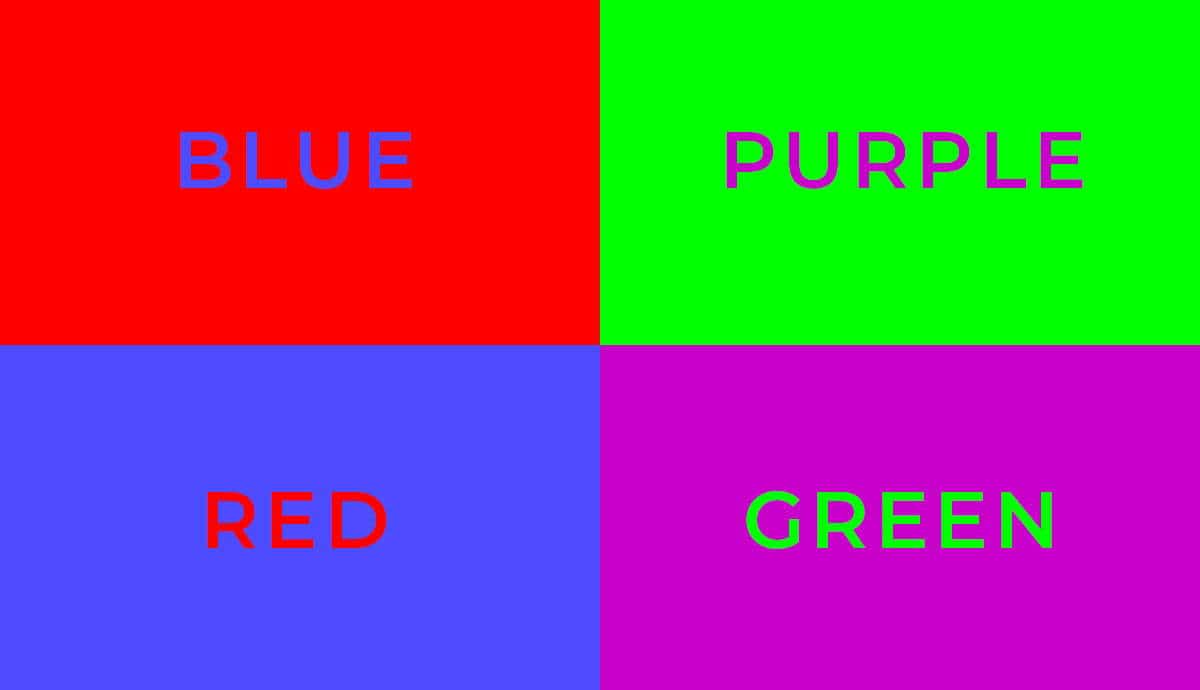 the stroop effect brain glitch