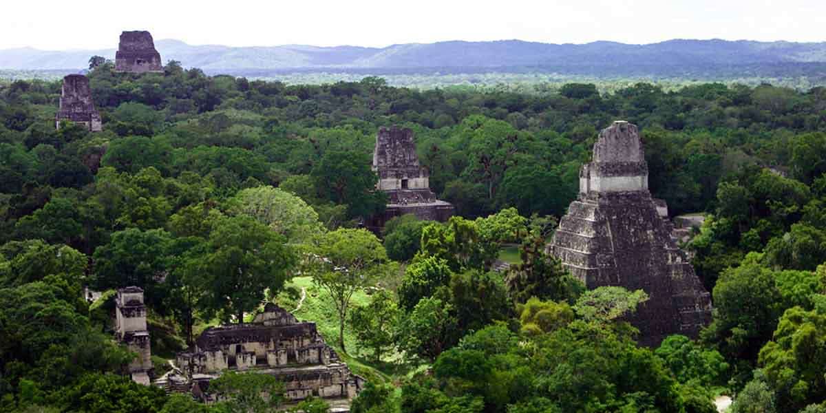 tikal maya temples