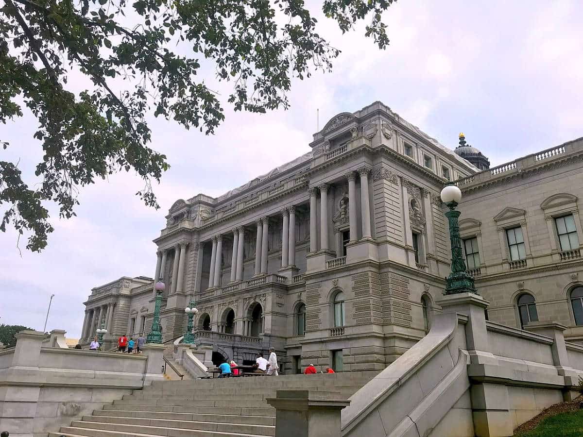 exterior library congress washington dc