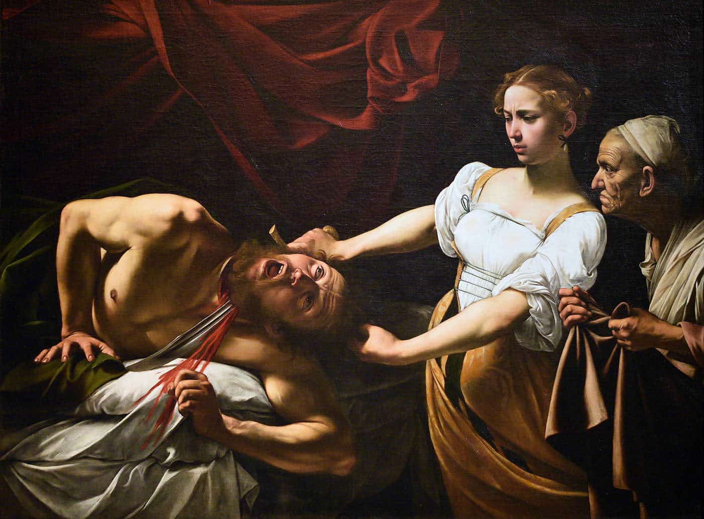 caravaggio judith beheading holofernes